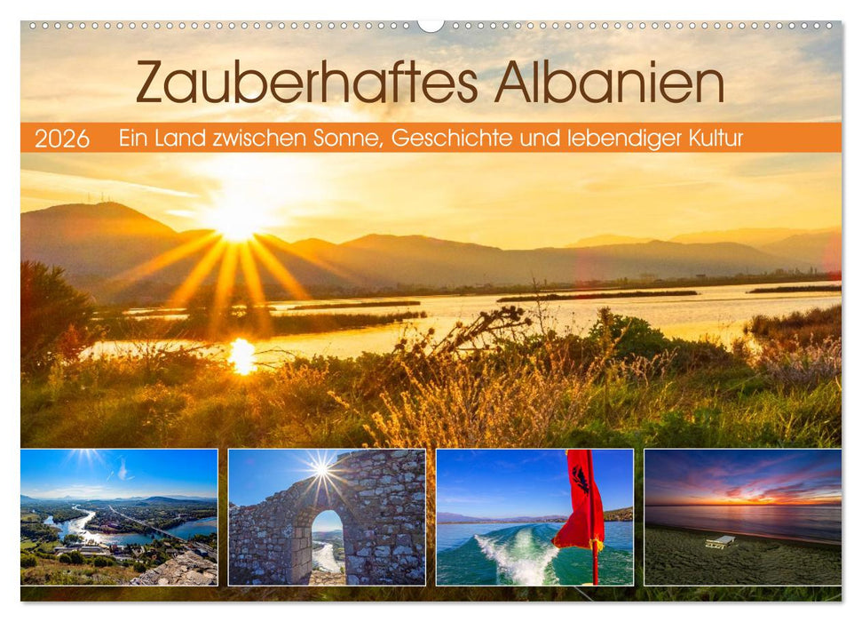 Zauberhaftes Albanien (CALVENDO Wandkalender 2026)