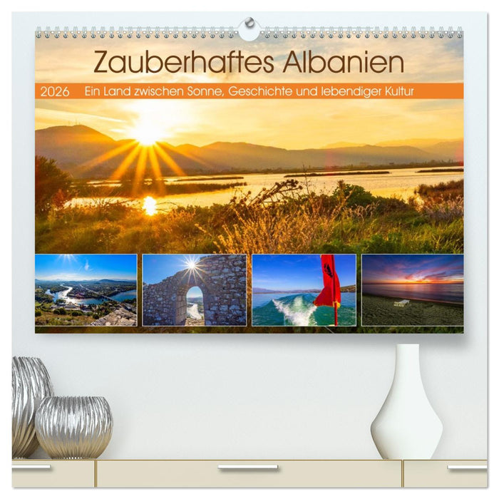 Zauberhaftes Albanien (CALVENDO Premium Wandkalender 2026)