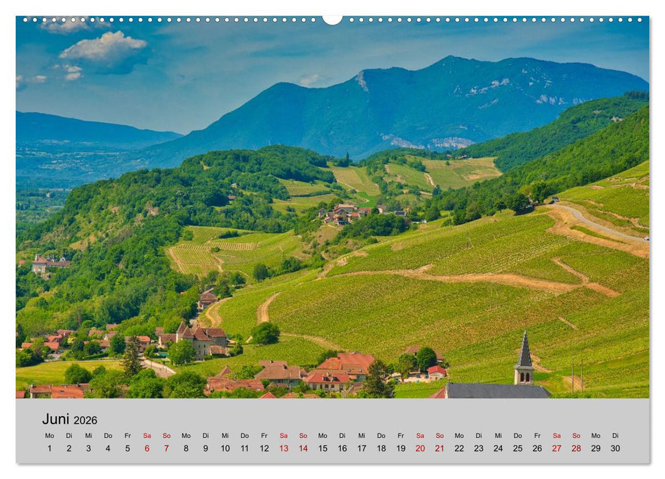 Streifzug durch Savoyen (CALVENDO Premium Wandkalender 2026)