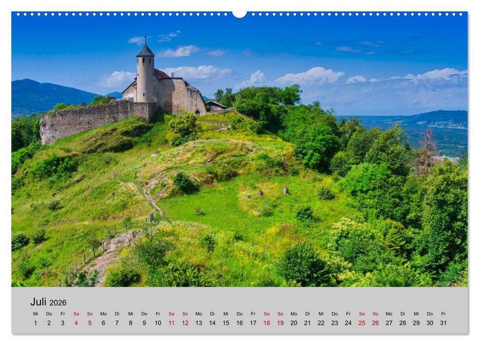 Streifzug durch Savoyen (CALVENDO Premium Wandkalender 2026)