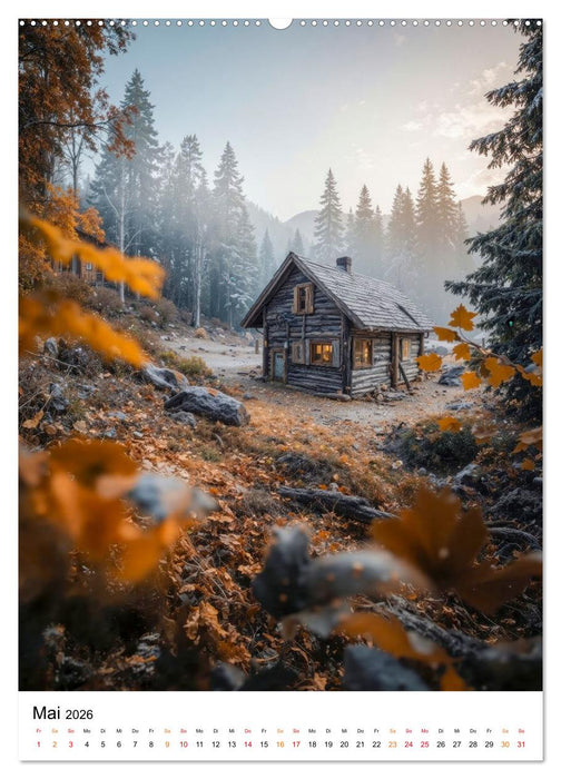 Bergwelten - Berge Täler Augenblicke (CALVENDO Wandkalender 2026)
