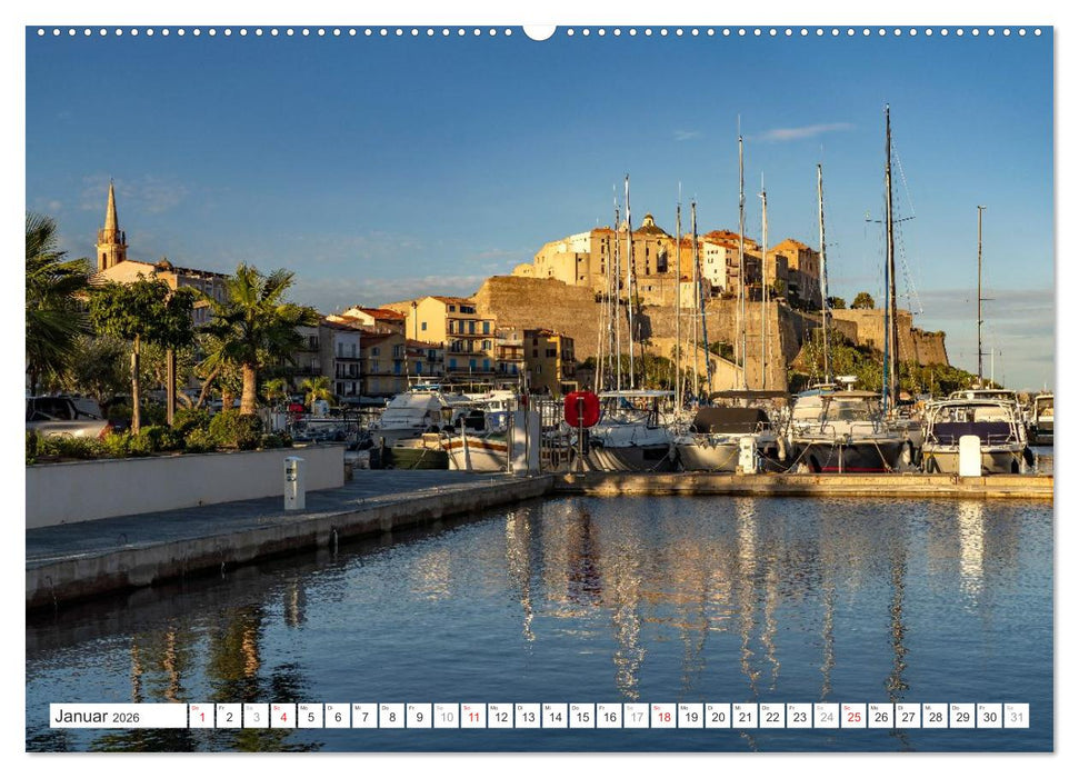 Korsika - Calvi und die Balagne (CALVENDO Wandkalender 2026)
