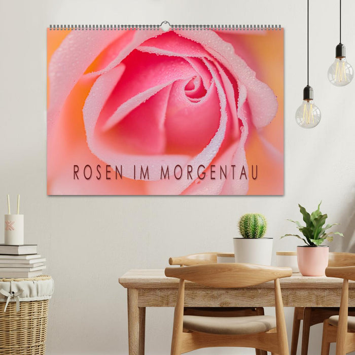 Rosen im Morgentau (CALVENDO Wandkalender 2026)