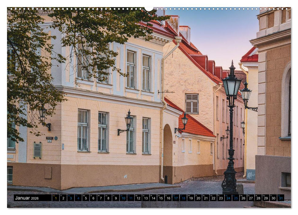 Nordischer Glanz – Tallinn - Riga - Vilnius (CALVENDO Wandkalender 2026)