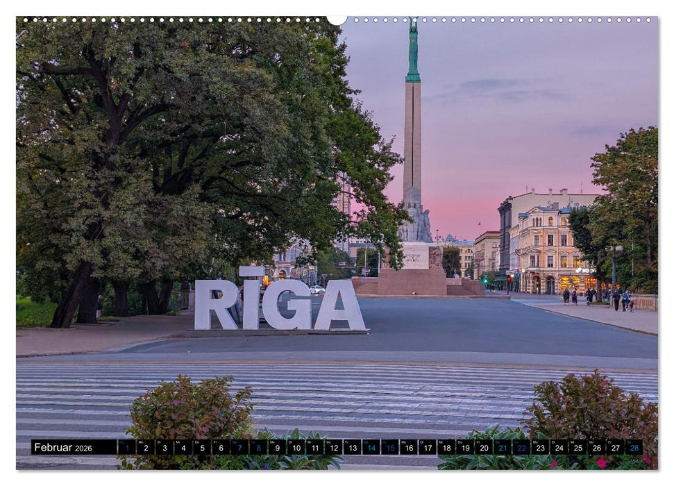 Nordischer Glanz – Tallinn - Riga - Vilnius (CALVENDO Wandkalender 2026)