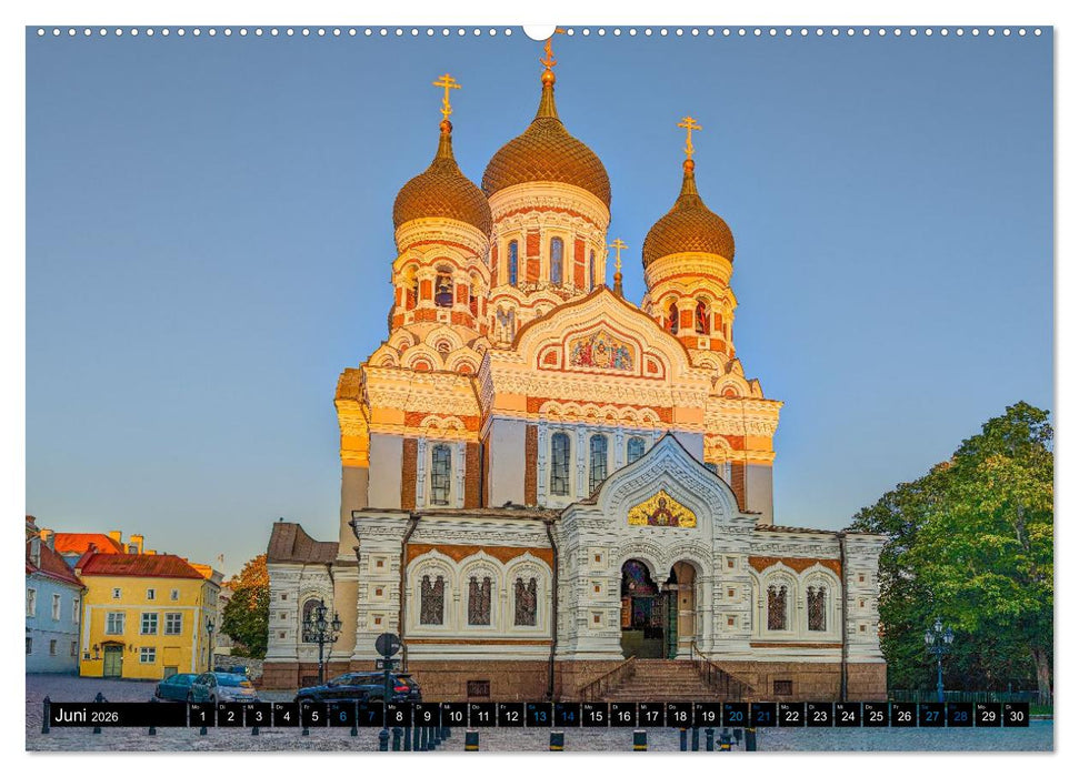 Nordischer Glanz – Tallinn - Riga - Vilnius (CALVENDO Wandkalender 2026)
