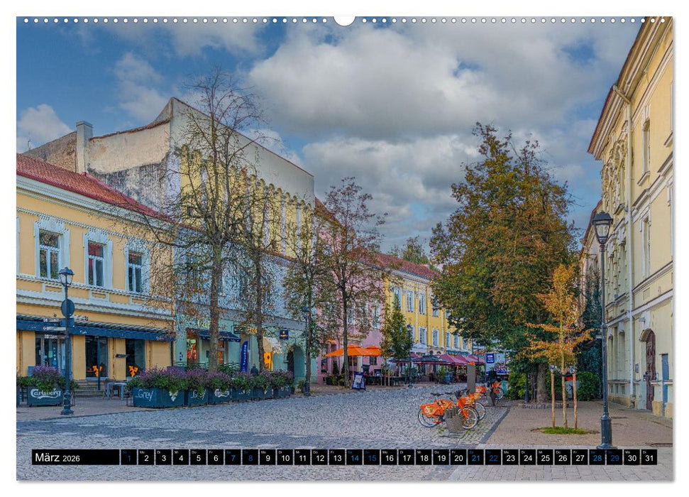 Nordischer Glanz – Tallinn - Riga - Vilnius (CALVENDO Premium Wandkalender 2026)