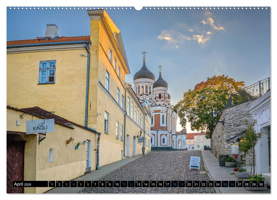 Nordischer Glanz – Tallinn - Riga - Vilnius (CALVENDO Premium Wandkalender 2026)