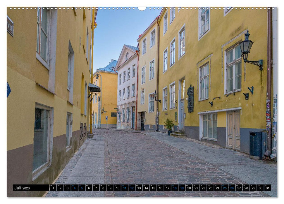Nordischer Glanz – Tallinn - Riga - Vilnius (CALVENDO Premium Wandkalender 2026)
