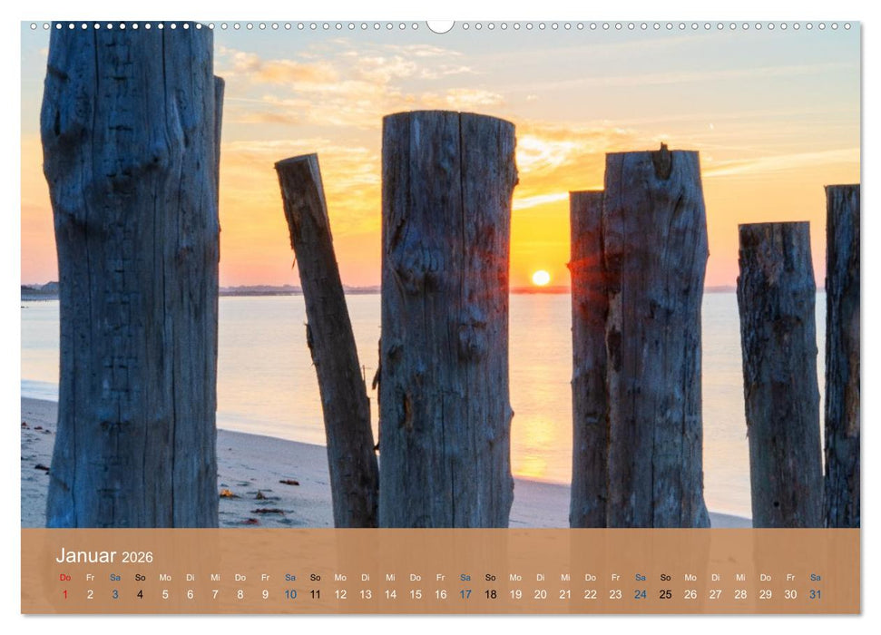 Die Bretagne - Sonne und das Meer (CALVENDO Wandkalender 2026)