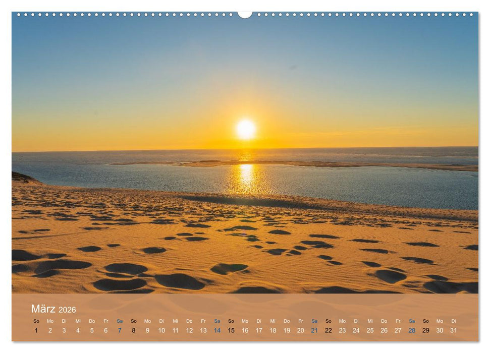 Die Bretagne - Sonne und das Meer (CALVENDO Wandkalender 2026)