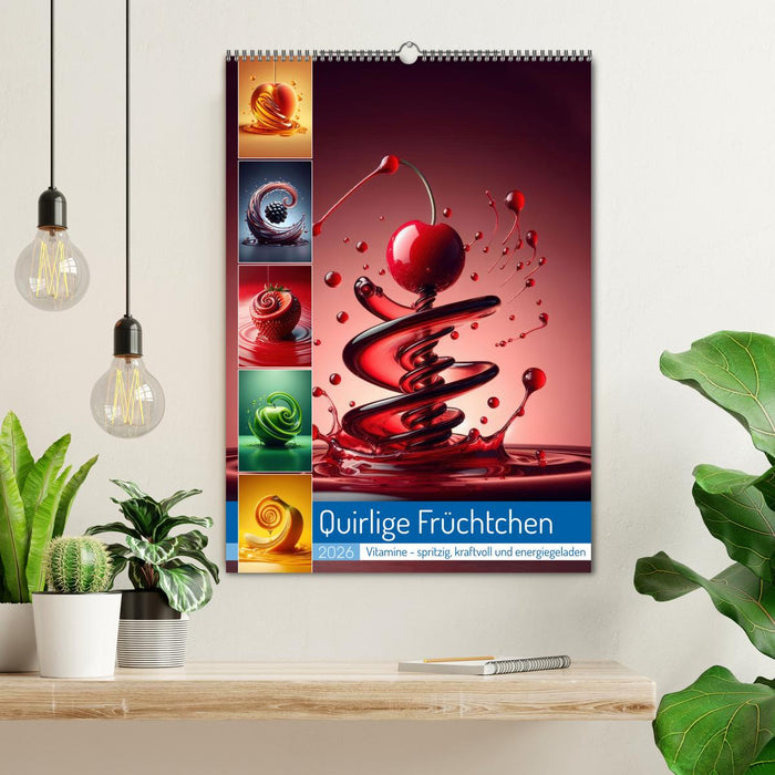 Quirlige Früchtchen (CALVENDO Wandkalender 2026)