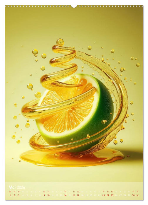 Quirlige Früchtchen (CALVENDO Wandkalender 2026)