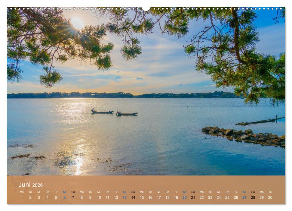 Die Bretagne - Sonne und das Meer (CALVENDO Premium Wandkalender 2026)