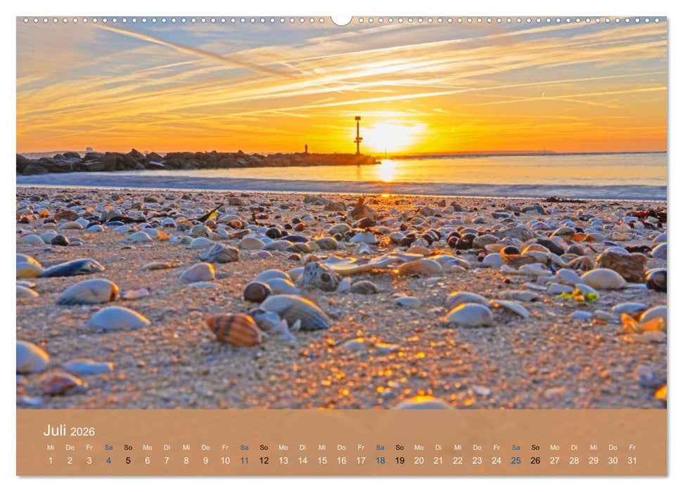 Die Bretagne - Sonne und das Meer (CALVENDO Premium Wandkalender 2026)