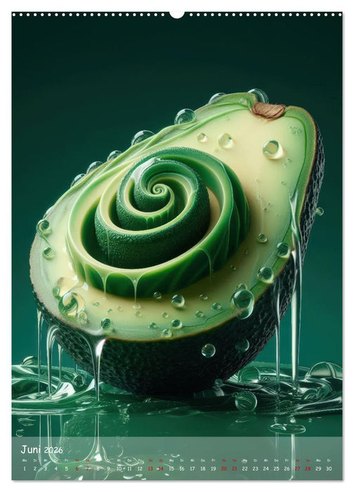 Quirlige Früchtchen (CALVENDO Premium Wandkalender 2026)