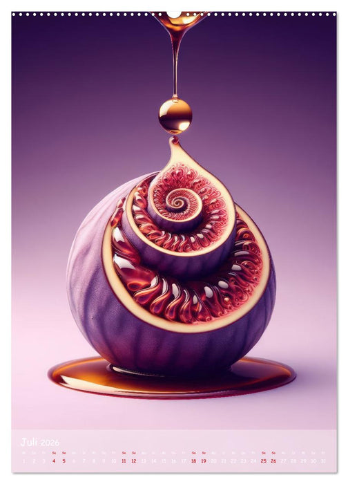 Quirlige Früchtchen (CALVENDO Premium Wandkalender 2026)