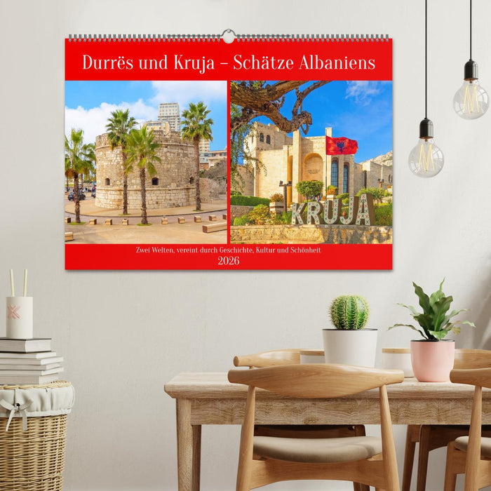 Durrës und Kruja – Schätze Albaniens (CALVENDO Wandkalender 2026)