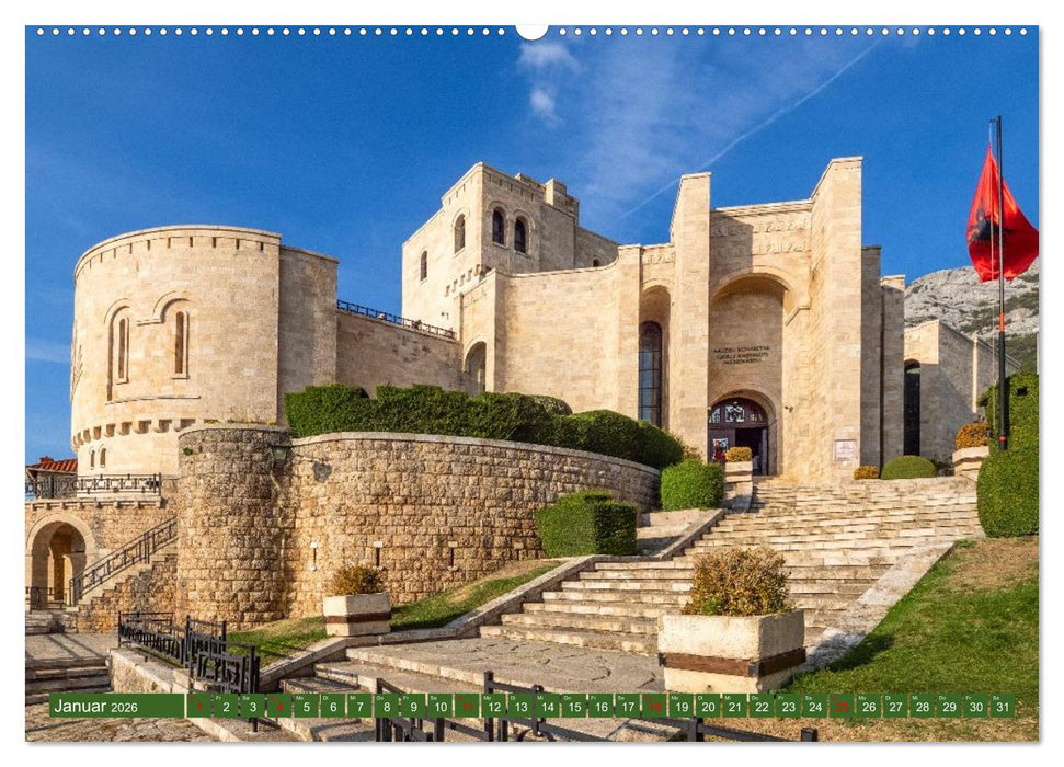 Durrës und Kruja – Schätze Albaniens (CALVENDO Wandkalender 2026)