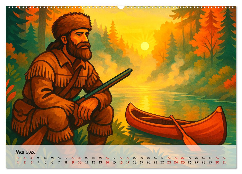 Nordamerika von Alaska bis Texas - Wild, Weit und Wunderschön (CALVENDO Wandkalender 2026)