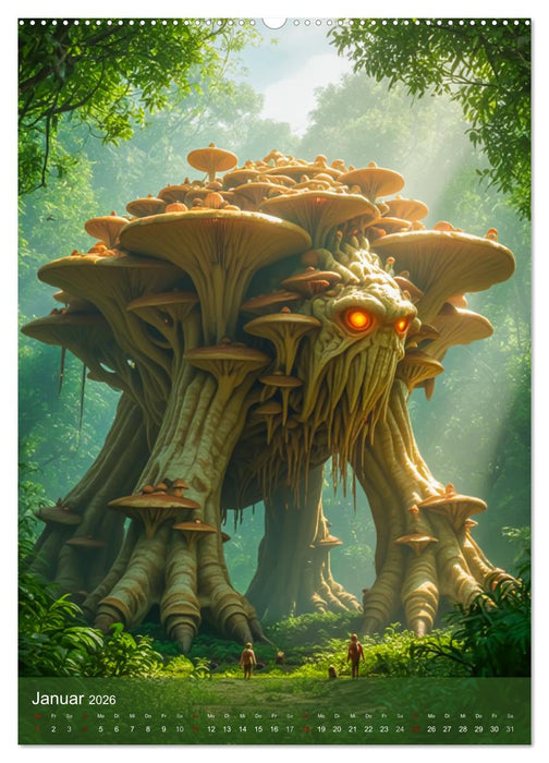 Flora sapiens - Der Aufstieg der Pflanzen (CALVENDO Wandkalender 2026)