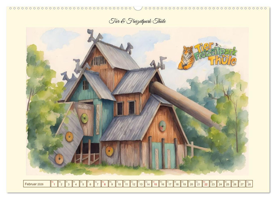 Ausflüge im Cloppenburger Land (CALVENDO Wandkalender 2026)