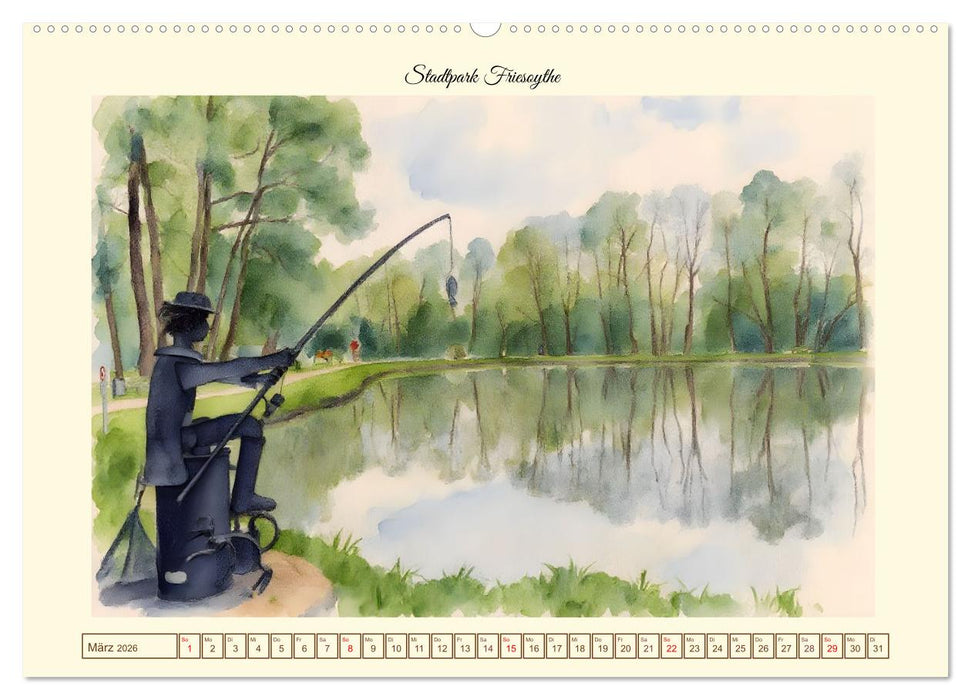 Ausflüge im Cloppenburger Land (CALVENDO Wandkalender 2026)