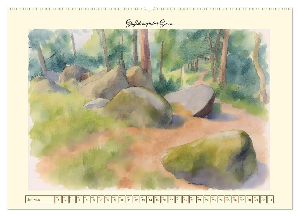 Ausflüge im Cloppenburger Land (CALVENDO Premium Wandkalender 2026)