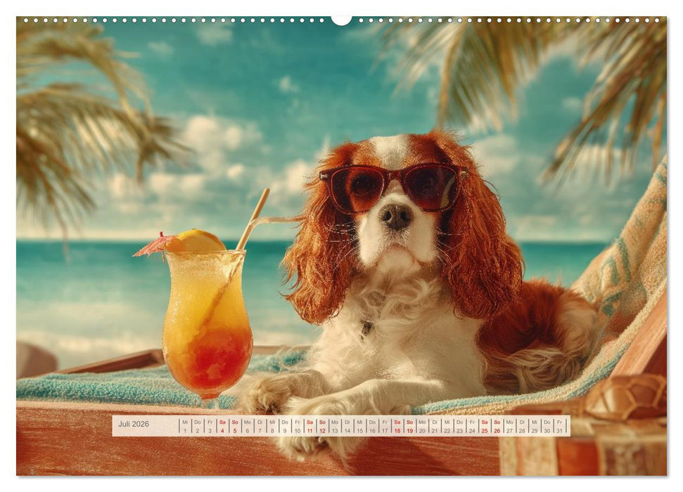 Cavalier King Charles Spaniel. Die lustigsten Cavalier Momente des Jahres. (CALVENDO Premium Wandkalender 2026)