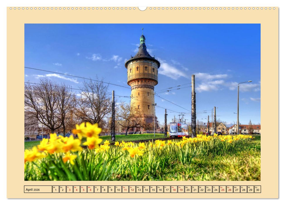 Stadtansichten von Halle an der Saale (CALVENDO Premium Wandkalender 2026)