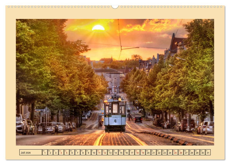 Stadtansichten von Halle an der Saale (CALVENDO Premium Wandkalender 2026)