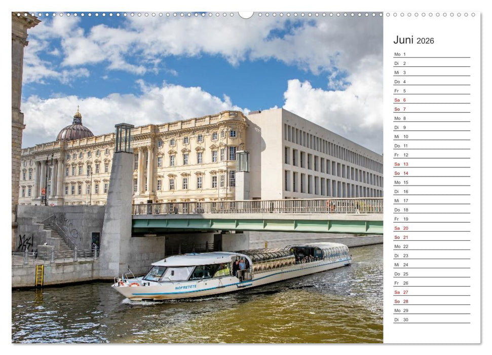 Berlin-Zentrum - Der Planer (CALVENDO Wandkalender 2026)