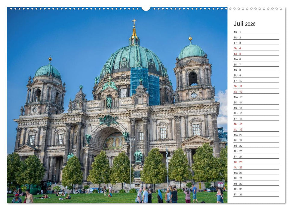 Berlin-Zentrum - Der Planer (CALVENDO Premium Wandkalender 2026)
