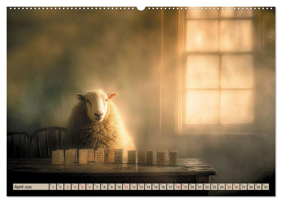 Die unglaublichen Abenteuer eines durchschnittlichen Schafs (CALVENDO Wandkalender 2026)