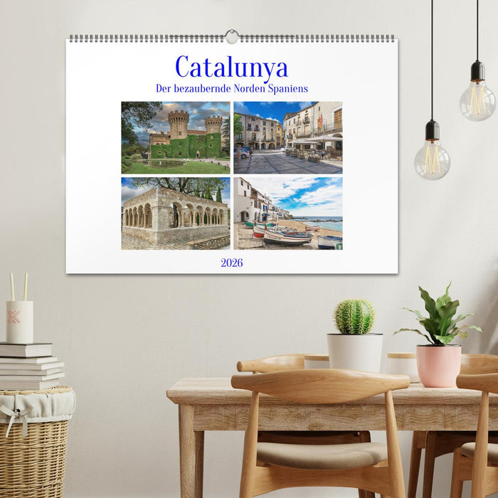 Catalunya, der bezaubernde Norden Spaniens (CALVENDO Wandkalender 2026)