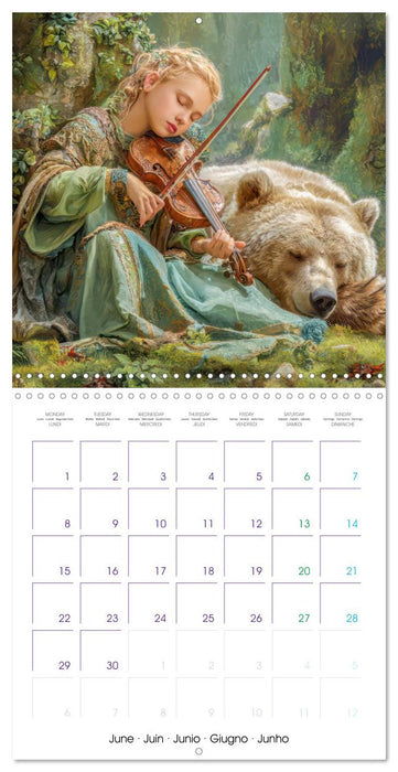 Fantasy Art - A charming glimpse into the world of fantasy (CALVENDO Monthly Calendar 2026)