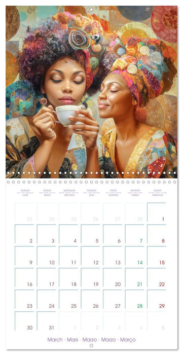 A cup of coffee - Is when happiness begins (CALVENDO Monthly Calendar 2026)