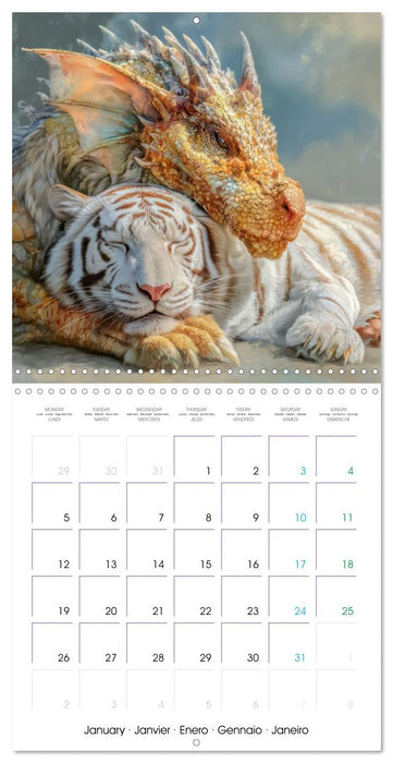 Dragons - A never-ending fascination (CALVENDO Monthly Calendar 2026)