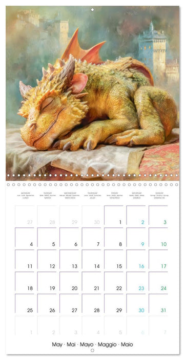 Dragons - A never-ending fascination (CALVENDO Monthly Calendar 2026)