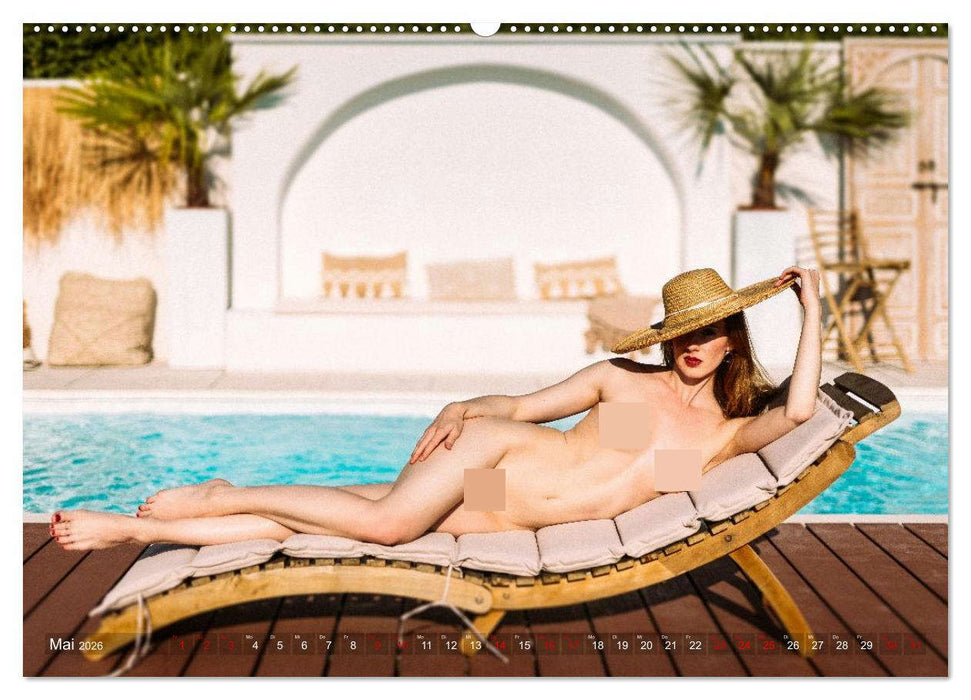 Sinnliche Verführung - Erotische Eleganz zwischen Licht und Wasser (CALVENDO Wandkalender 2026)