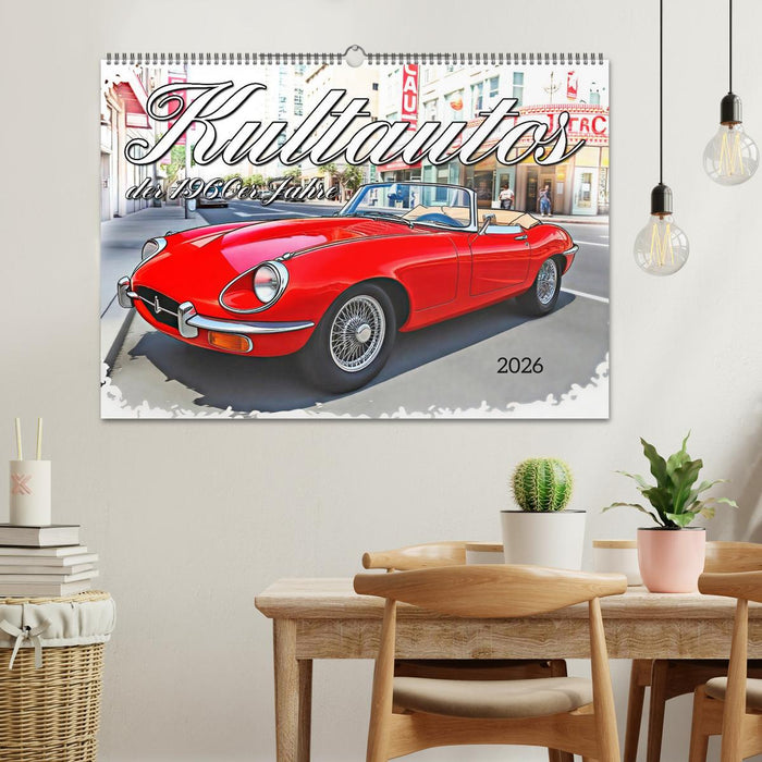 Kultautos der 1960er Jahre (CALVENDO Wandkalender 2026)