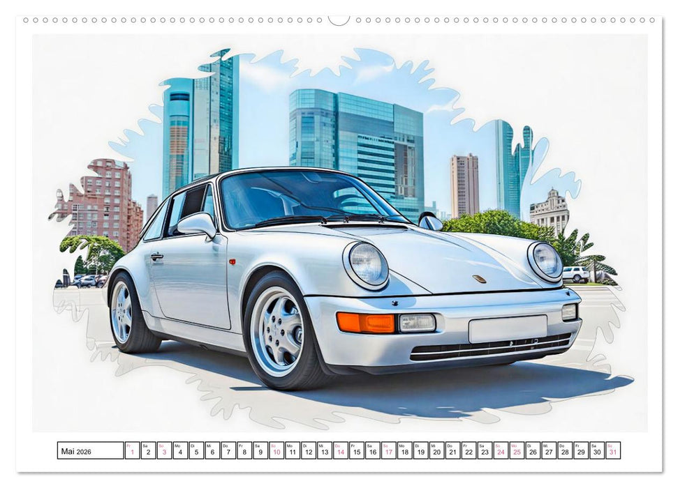 Kultautos der 1960er Jahre (CALVENDO Wandkalender 2026)