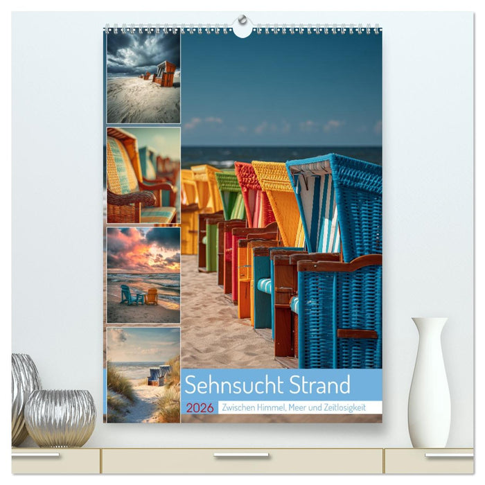Sehnsucht Strand (CALVENDO Premium Wandkalender 2026)