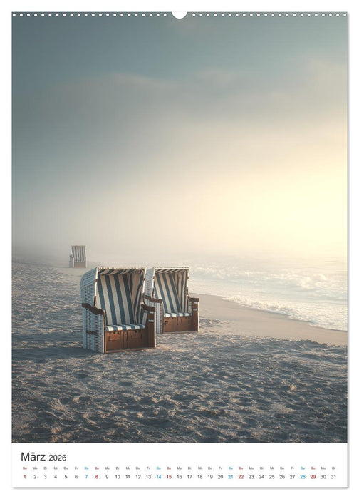 Sehnsucht Strand (CALVENDO Premium Wandkalender 2026)