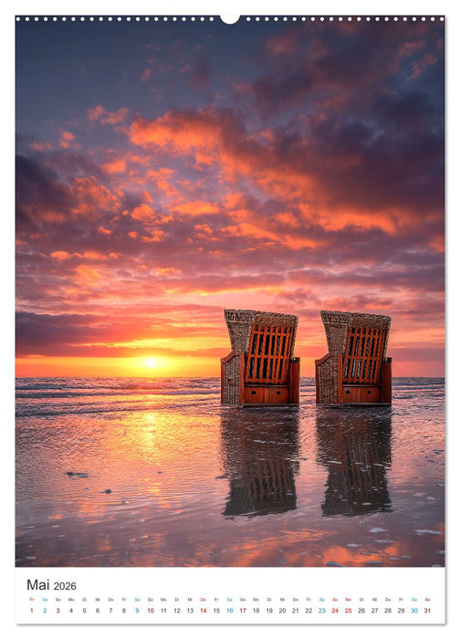 Sehnsucht Strand (CALVENDO Premium Wandkalender 2026)