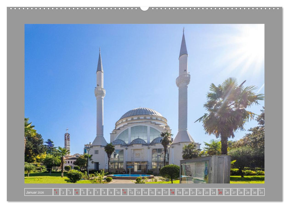 Shkodra – Perle im Norden Albaniens (CALVENDO Premium Wandkalender 2026)