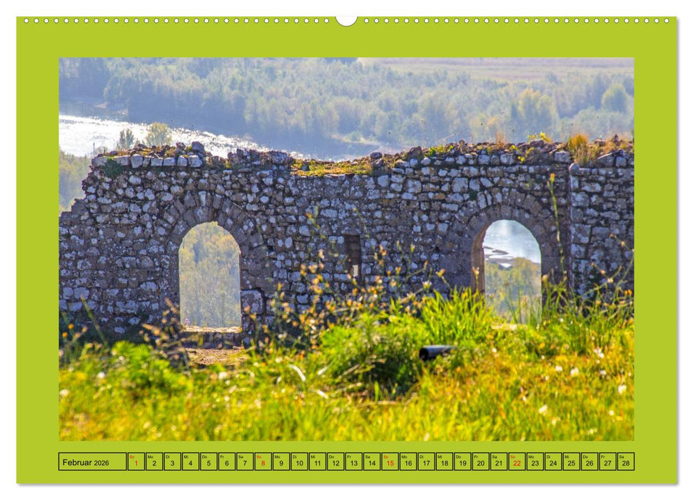 Shkodra – Perle im Norden Albaniens (CALVENDO Premium Wandkalender 2026)