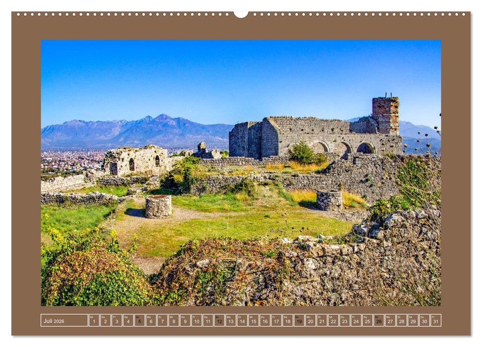 Shkodra – Perle im Norden Albaniens (CALVENDO Premium Wandkalender 2026)
