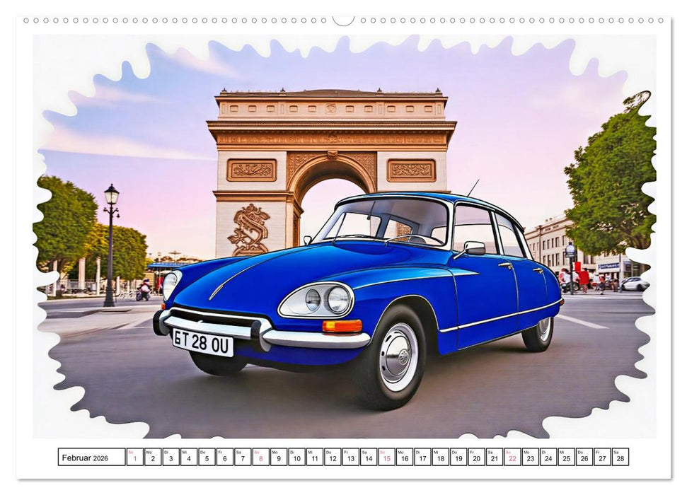 Kultautos der 1960er Jahre (CALVENDO Premium Wandkalender 2026)