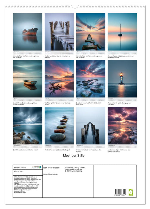 Meer der Stille (CALVENDO Wandkalender 2026)